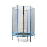 Trampoline pour enfants avec filet de scurit zuply innovagoods jeu a ressort