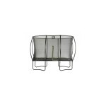 Trampoline exit silhouette rectangulaire 214x305 noir 7x10ft