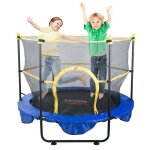 Trampoline exterieur enfant - vevor - trampoline pour enfants 152, 4 cm avec panier de basket & filet ... Trampoline exterieur enfant - vevor - trampoline pour enfants 152, 4 cm avec panier de basket & filet ...