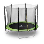 Trampoline de jardin - diamtre 244 cm - 100 kg - filet helloshop26 14 0008024