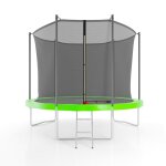 Trampoline de jardin 305 cm 10ft filet intrieur matelas de protection et echelle