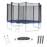 Trampoline  joycy  - diam�tre: 4, 27 m - avec filet + echelle + couverture + kit d'ancrage