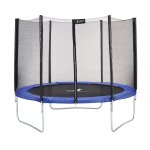 Trampoline rond bleu �300cm avec filet de protection