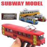 Tramway classique moul, modle de traction arrire avec led, dveloppement de la musique, jouets educatifs ...