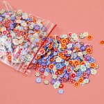 Tranches de fruits pour nail art, 1000 pices, additifs slime, remplissage de charme, avocat pour bricolage, ...