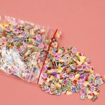Tranches de fruits pour nail art, 1000 pices, additifs slime, remplissage de charme, avocat pour bricolage, ...