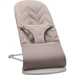 Transat b�b� bliss coton matelass� p�tale gris sable - babybrezza