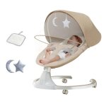 Transat bebe multifonctionnel magic zc balancelle bebe electrique bluetooth musique 0 - 24 mois max 15 ...