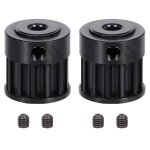 Transmission d'entranement par courroie de 3. 2 / 5. 5mm, petit engrenage pour moteur 540 550 1 / 10 ...