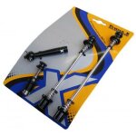 Tranz - x broches pour boulons de si�ge et roue avant / arri�re a d�tachement rapide outil de s�curit� ...