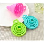 Trémie d'entonnoir pliable en silicone, haute qualité, mini gel pliable, outils de cuisine, multi - outils, ... Trémie d'entonnoir pliable en silicone, haute qualité, mini gel pliable, outils de cuisine, multi - outils, ...