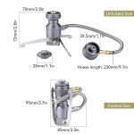 Trépied adaptateur de cartouche de butane, connecteur de cuisinière à gaz pliable, connecteur de support ... Trépied adaptateur de cartouche de butane, connecteur de cuisinière à gaz pliable, connecteur de support ...