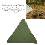 Trpied tabouret tissu pliable portable triangle tabouret tissu artisanat robuste camping tabouret tissu ...