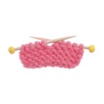 Tricotins miniature pour le monde des lutins - rico design rose