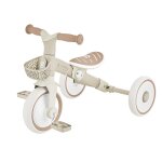 Tricycle 2 en 1 eco - logic beige / taupe