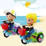 Tricycle electrique pour enfants, 1 pièce, style dessin animé, lumières musicales, rotation a 360 degrés, ... Tricycle electrique pour enfants, 1 pièce, style dessin animé, lumières musicales, rotation a 360 degrés, ...