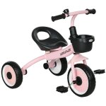 Tricycle enfant multi - equip� garde - boue sonnette panier p�dales antid�rapantes si�ge r�glable avec ...