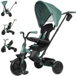Tricycle evolutif 6 en 1 - qplay - si�ge pivotant a 360 - capote xl - roues eva - ch�ssis m�tallique