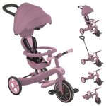 Tricycle evolutif explorer 4 en 1 deluxe eco rose berry