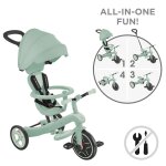 Tricycle evolutif explorer 4 en 1 deluxe eco vert pistache