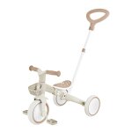 Tricycle evolutif learning 3 en 1 plus eco taupe - beige