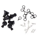 Tringle a rideau miniature 1:12 pour maison de poupe, accessoires de dcoration de fentre, mini tte ...