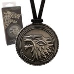 Le tr�ne de fer pendentif avec cha�nette stark shield
