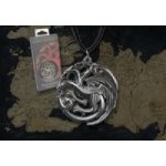Le tr�ne de fer pendentif avec cha�nette targaryen sigil costume
