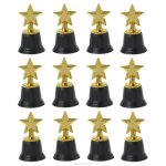 Trophe etoile en plastique de simulation r1wf, or, pour fte a thme, festival, fournitures scolaires, ...