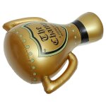 Troph�e gonflable dor� 53 x 53 x 44 cm, portable pour jeux et spectacles, 1 pi�ce