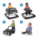 Trotteur bb bright stars voiture ford - 4 en 1 - 72 x 65 x 22 cm - noir - des 6 mois