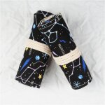 Trousse a crayons avec 36 / 48 / 72 trous, sac a dos en toile enveloppant le rouleau, trousse de maquillage, ...