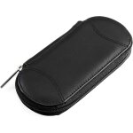 Trousse manucure vide en cuir vritable a equiper de 5 instruments - noir