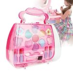 Trousse de maquillage simul�e, jouet pour enfants, filles, cosm�tiques, cadeau de princesse 15 * 6. 5 ...