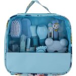 Trousse de soin b�b� complete marqueune - 13 accessoires - (bleu)