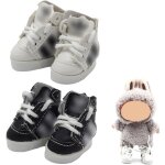 Trust - 2 paires de chaussures de poupée mignonnes pour labubu, mini chaussures Trust - 2 paires de chaussures de poupée mignonnes pour labubu, mini chaussures