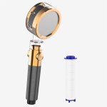 Trust - pommeau de douche avec filtre, douchette avec arrt deau, douche economique, pommeau haute ...