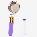 Trust - pommeau de douche avec filtre, douchette avec arrt d`eau, douche economique, douche bien - etre ...