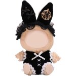Trust - vetement de poupe 17 cm, robe de lapin noire avec bandeau et vtements, pour 17 cm, garons ...