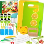 Tta - 31 pices ensemble d'ustensiles de cuisine pour enfants - kit de couteaux montessori scuriss ...