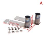 Tube d'echappement en m�tal 1:10, 2 pi�ces, accessoires pour mod�le de voiture hsp94123, drift 1 / 10 ...