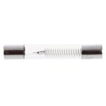 Tube de fusible en verre axial, porte enfant 0. 7 a 5 kv 6 mm x 40 mm 5 etuis