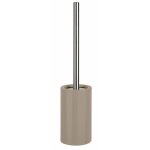 Tube porte balai wc gres - 42x10, 5x10, 5 cm - taupe