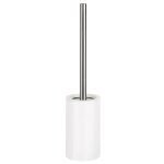 Tube porte balai wc porcelaine - 42x10, 5x10, 5 cm - blanc