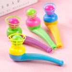 Tube de soufflage suspendu de couleur al�atoire, 1 pi�ce, jeu de soci�t� pour enfants, entra�nement d'�quilibr ...