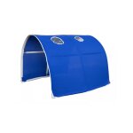 Tunnel de lit enfant coloris bleu