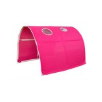 Tunnel de lit enfant coloris rouge fuchsia