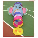 Tunnel de tente 2 en 1 pour tout - petit, jeu d'eléphant Tunnel de tente 2 en 1 pour tout - petit, jeu d'eléphant