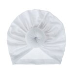 Turban a capuche en coton pour bébé, bonnet de couleur unie, bandana, chapeau respirant pour enfant Turban a capuche en coton pour bébé, bonnet de couleur unie, bandana, chapeau respirant pour enfant