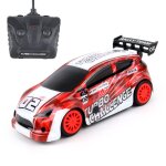 Turbo challenge - voiture racing - extr me rallye - rouge et blanc - 099316 - radiocommand�e - echelle ...
